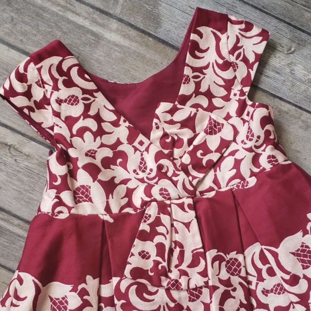 Janie and Jack Baby Girls Lace Print Dress - Picture 6 of 10